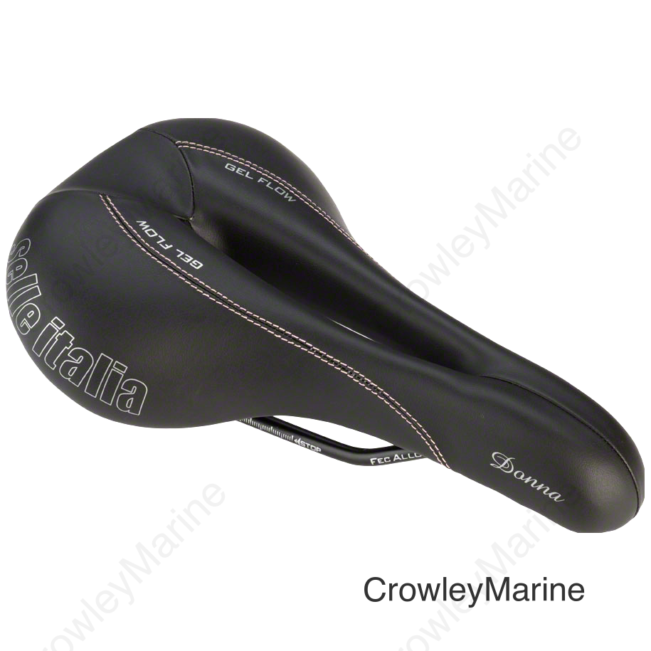 Selle Italia Donna Gel Flow Saddle - Manganese Black Women's L2