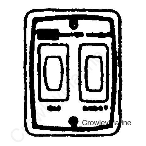 Suburban 232882 ON/OFF Switch, White For DEL Models