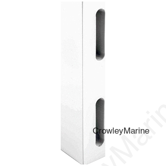 2" Universal Jack Plate Spacer, White