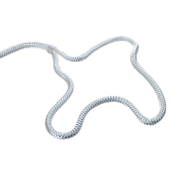 Seachoice Double-Braid Nylon Dock Line w/ Eye Splice, Pre-Shrunk, Heat Stabilized, 3/8 In. X 20 Ft., White thumbnail-1