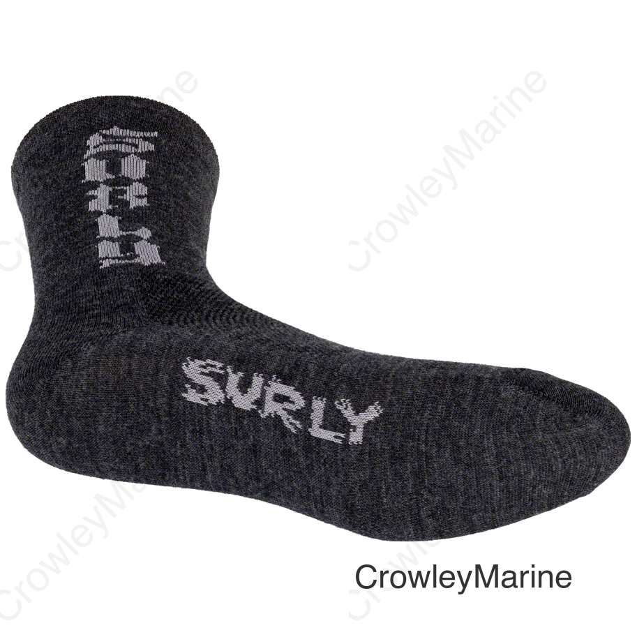 Surly Born to Lose Sock - Charcoal Medium