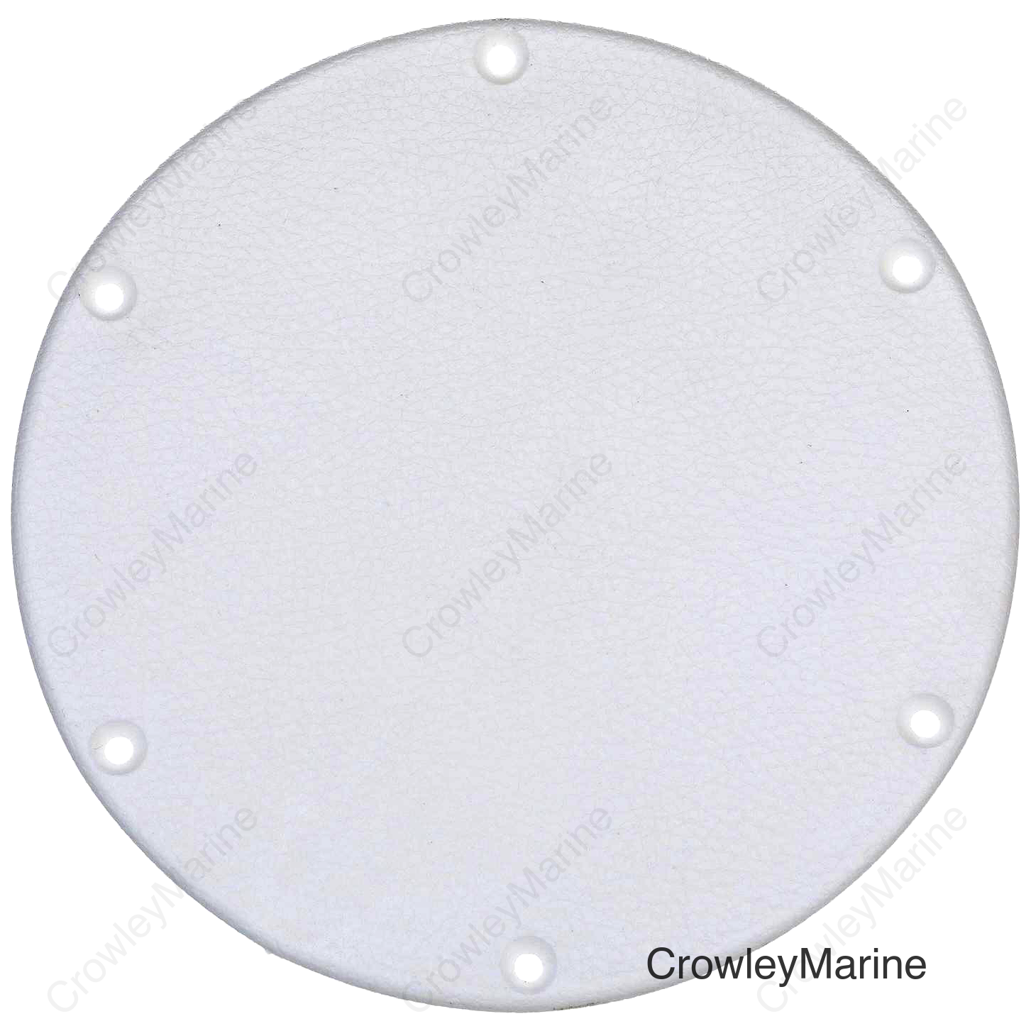 Seachoice Mounted Boat Plate Cover, Arctic White Finish, Up to 6 in.