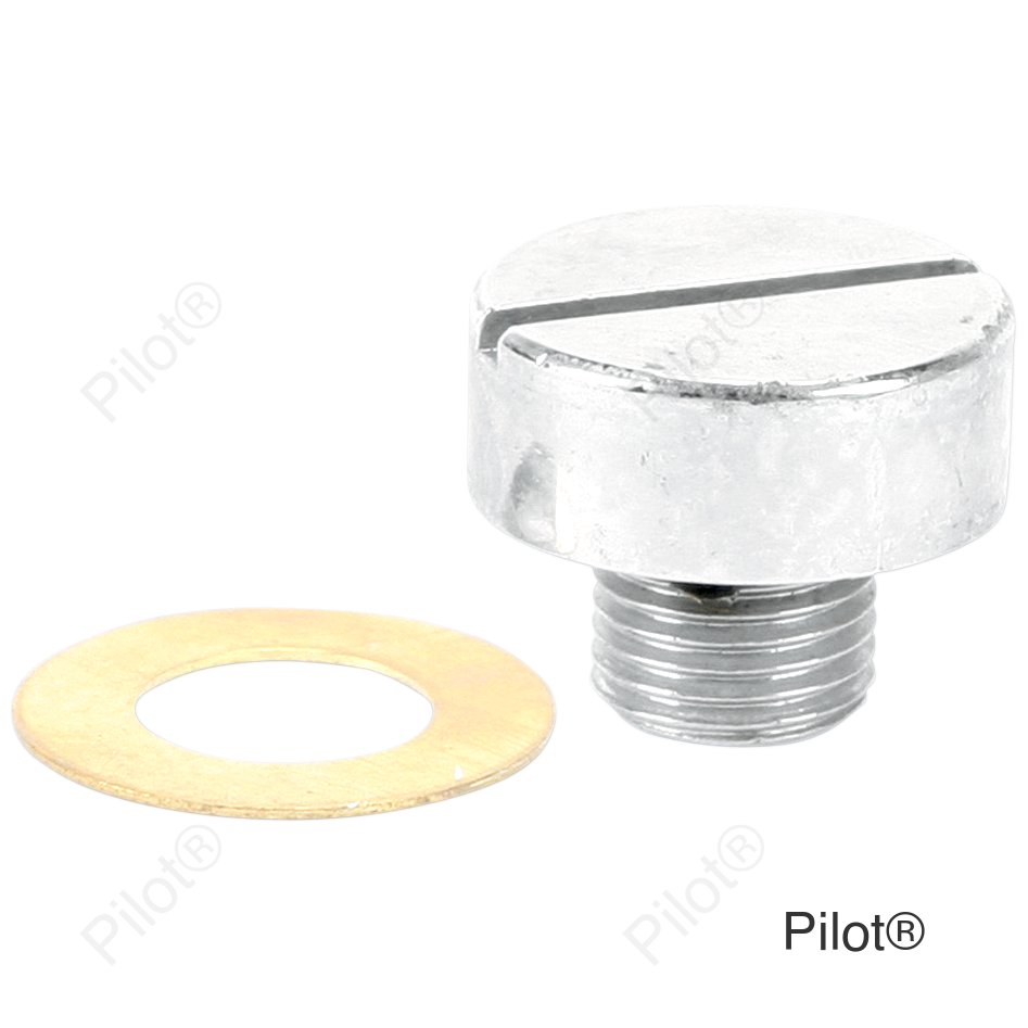 Relief Plug - Chrome - Big Twin