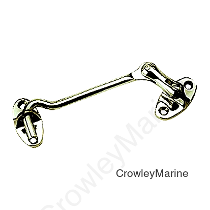 SeaDog 222090 Gooseneck Hook & Swivel, Chrome/Brass, 5-5/8"
