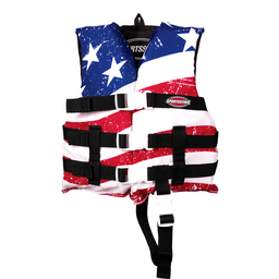 Child Stars & Stripes PFD Vest - Red/White/Blue thumbnail-0