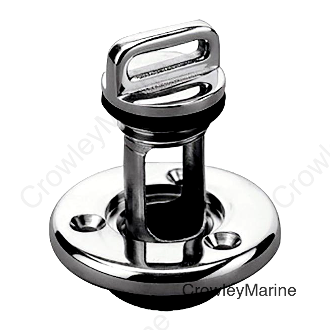 SeaDog 520060 Captive Garboard Drain & Plug, A: 2", B: 1-1/8", C:1-2", D: 2-5/8" #8 FH