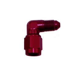 Nitrous Express 3AN Male x 90 -3 Female Swivel - Red thumbnail-1