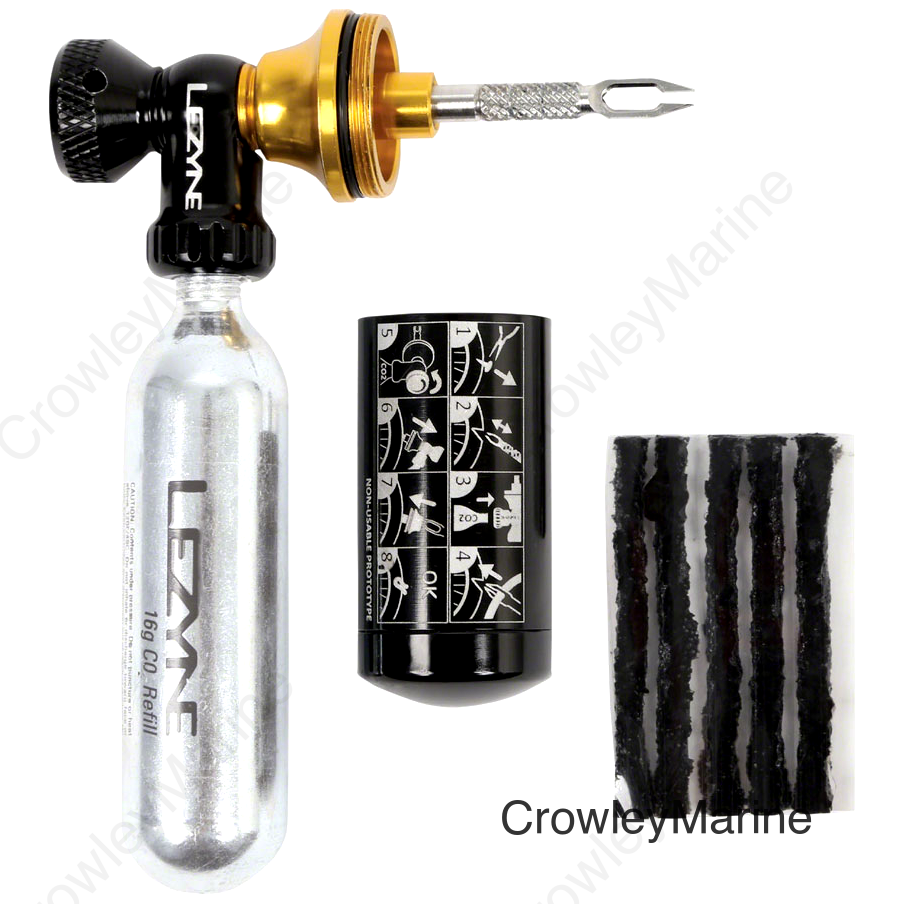 Lezyne CO2 Blaster Inflater and Tubeless Repair Kit without Cartridges