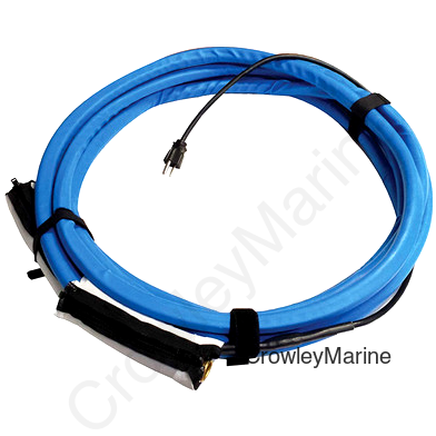 HEATED WATER HOSE, 1/2" X 50', BLUE (RV0000721)