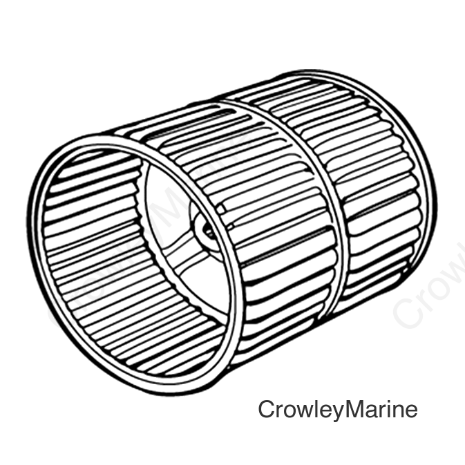 Suburban 350129 Furnace Part, Room Air Wheel