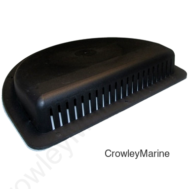 Half-Moon Air Vent, Black (Exterior) (371850)