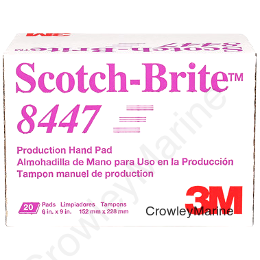Scotch-Brite Maroon Pad 6"x9" 20/Box (360734)