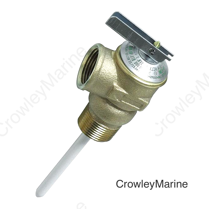 Camco Temperature and Pressure Relief 3/4" Valve With 4" Probe