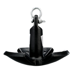 Seachoice River Anchor, Black Vinyl Coated Cast Iron, 15 Lbs. thumbnail-3