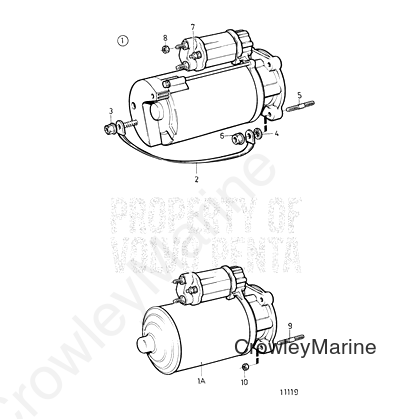 Ground Cable - Volvo Penta (968048)
