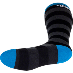 45NRTH Stripe Midweight Knee Wool Sock - Black Small