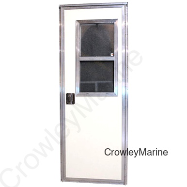 Camper Door, 30"x68" Screen & Flush Lock (354600)