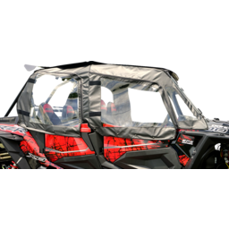Soft Upper Doors - Rear Windshield - Roof - Black - Polaris thumbnail-1