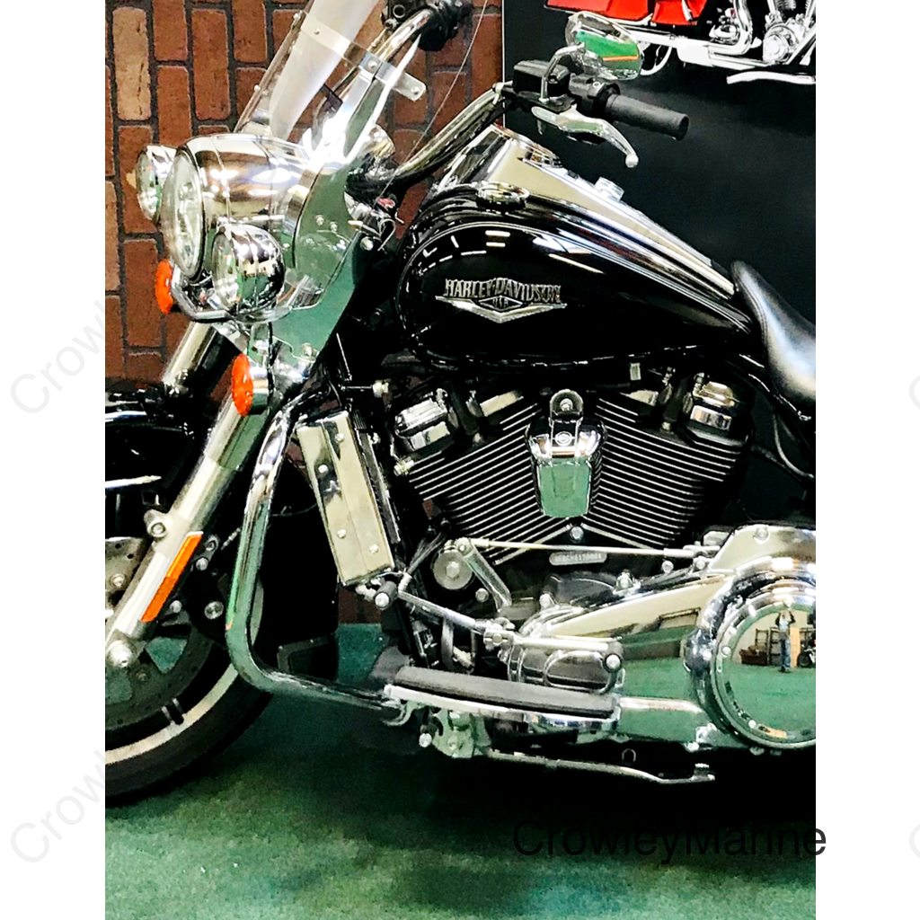 Side Mount Oil Cooler Kit - Chrome - M8 Touring/Trike