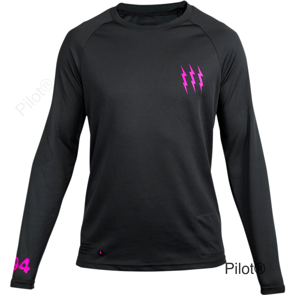 Riders Long-Sleeve Jersey - Gray - Small