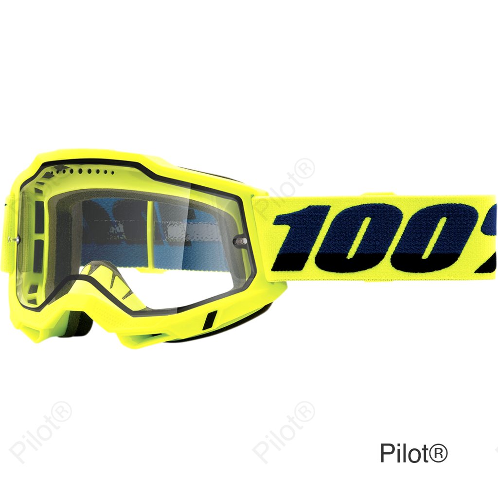 Accuri 2 Enduro MTB Goggles - Fluo Yellow - Clear