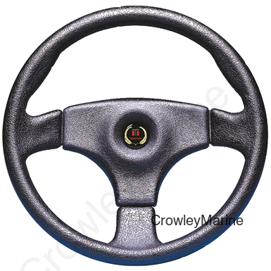 STEERING WHEEL STLTH ALUM14" (D)