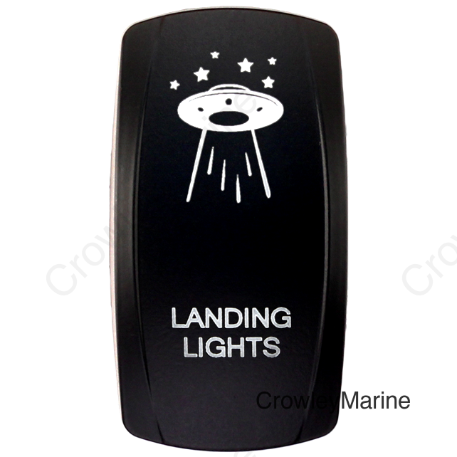 DASH SWITCH ROCKER FACE LANDING LIGHTS