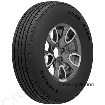 ST185/80R13"; 5-Hole Gun Metal Gray; Load Range C