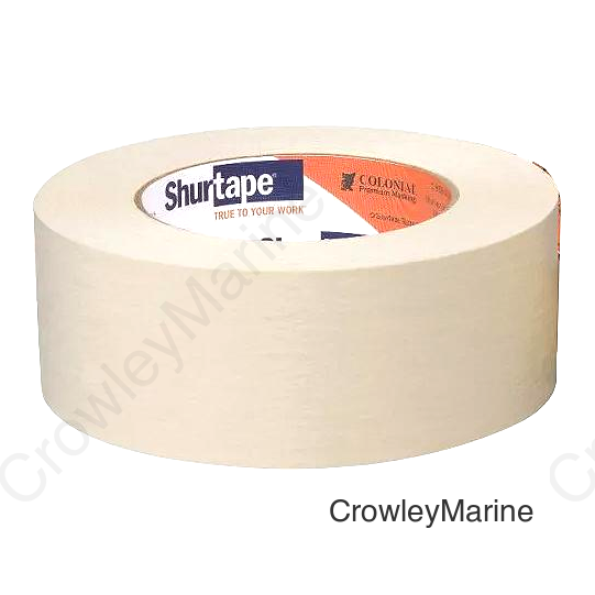 Shurtape 100743 Colonial® Premium Grade, High Adhesion Masking Tape, 1" x 180', Natural