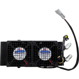 Oil Cooler Kit - Naked Black - Indian thumbnail-3