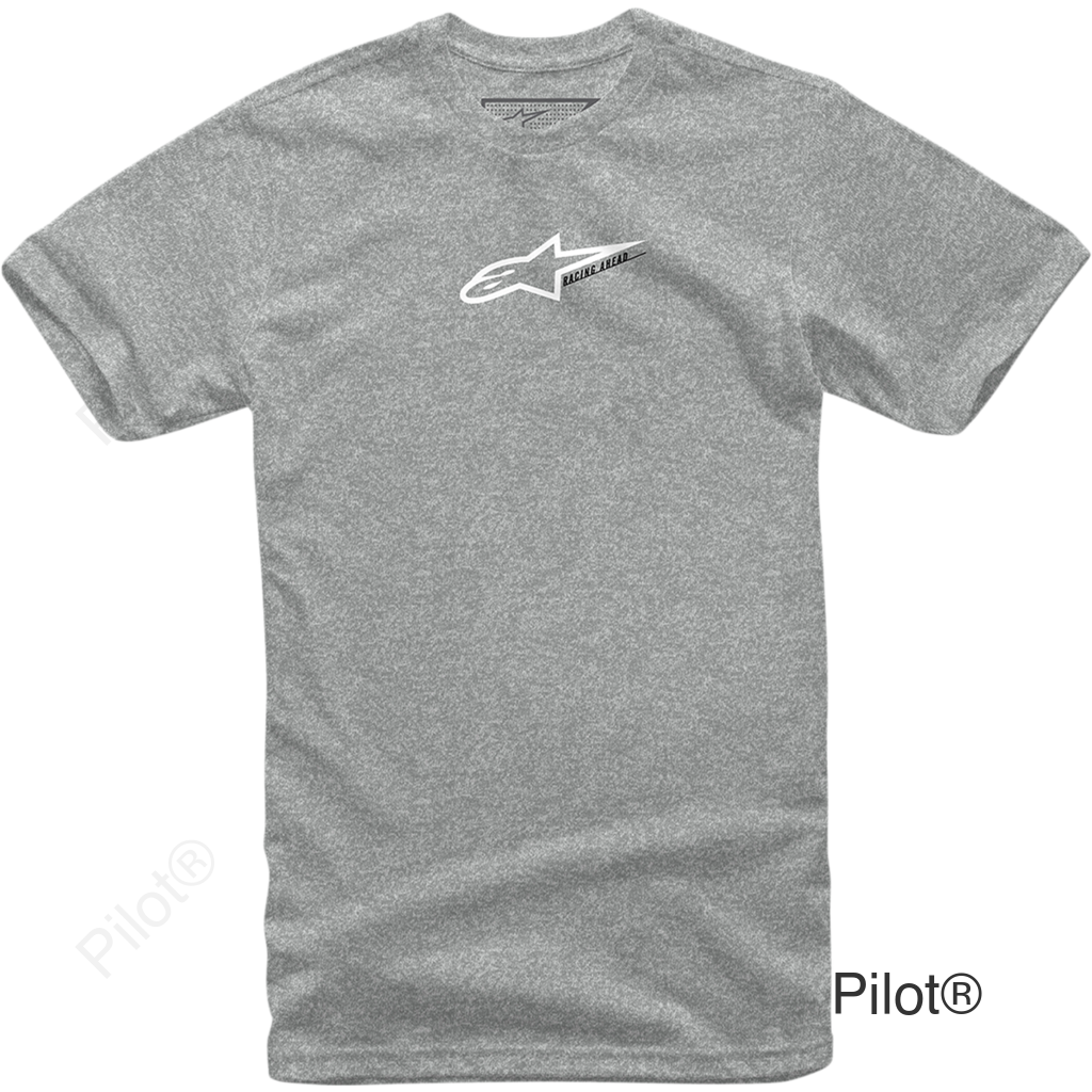 Race Mod T-Shirt - Heather Gray/White - XL