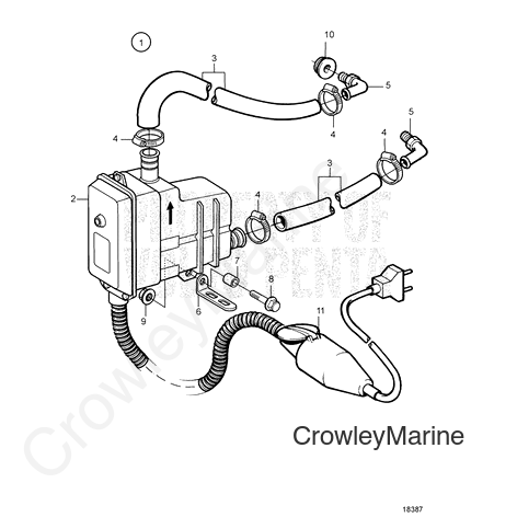 Engine Heater(V2) - Volvo Penta (21147880)