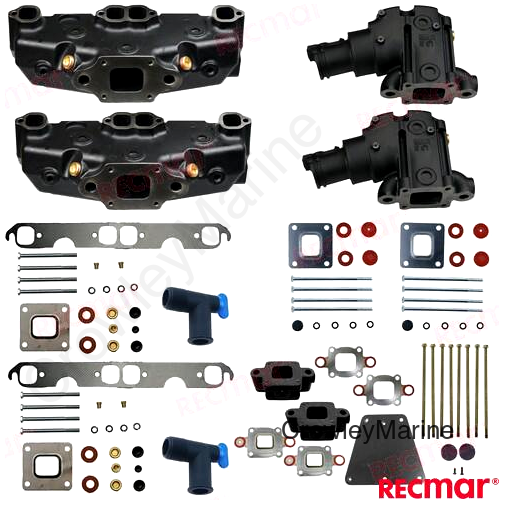 EXHAUST KIT MCM 2002+ GM305/350/377 V8 D