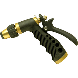 Seachoice 79631 Brass Hose Nozzle With Adjustable Spray Locking Lever thumbnail-0