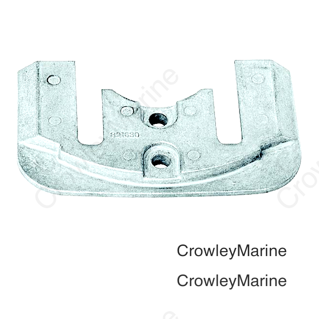 MERC ZN BRAVO TRANSOM PLATE
