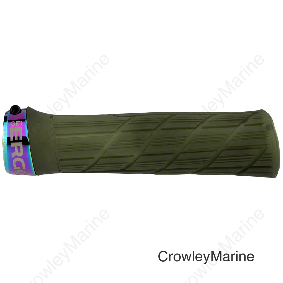 Ergon GE1 Evo Factory Grips - Frozen Moss/Oil Slick Lock-On
