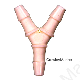 1/4" PLASTIC Y FITTING