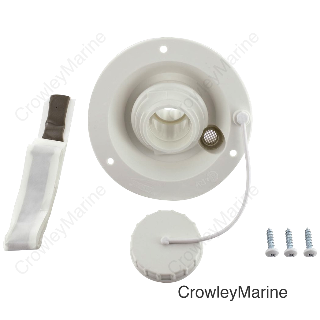 WATER INLET GRAVITY WHT CARD
