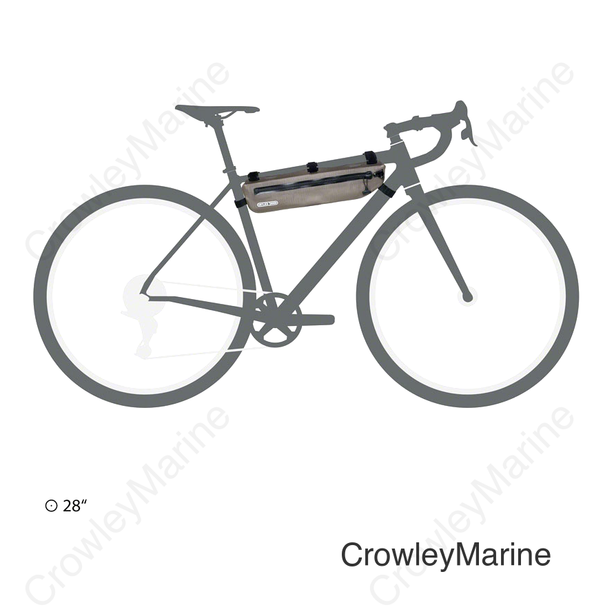Ortlieb Bike Packing Toptube Frame Pack - 4 Liter Dark Sand