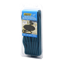 Seachoice Double-Braid Nylon Dock Line w/ Eye Splice, Pre-Shrunk, Heat Stabilized, 3/8 In. X 15 Ft., Teal Green thumbnail-4