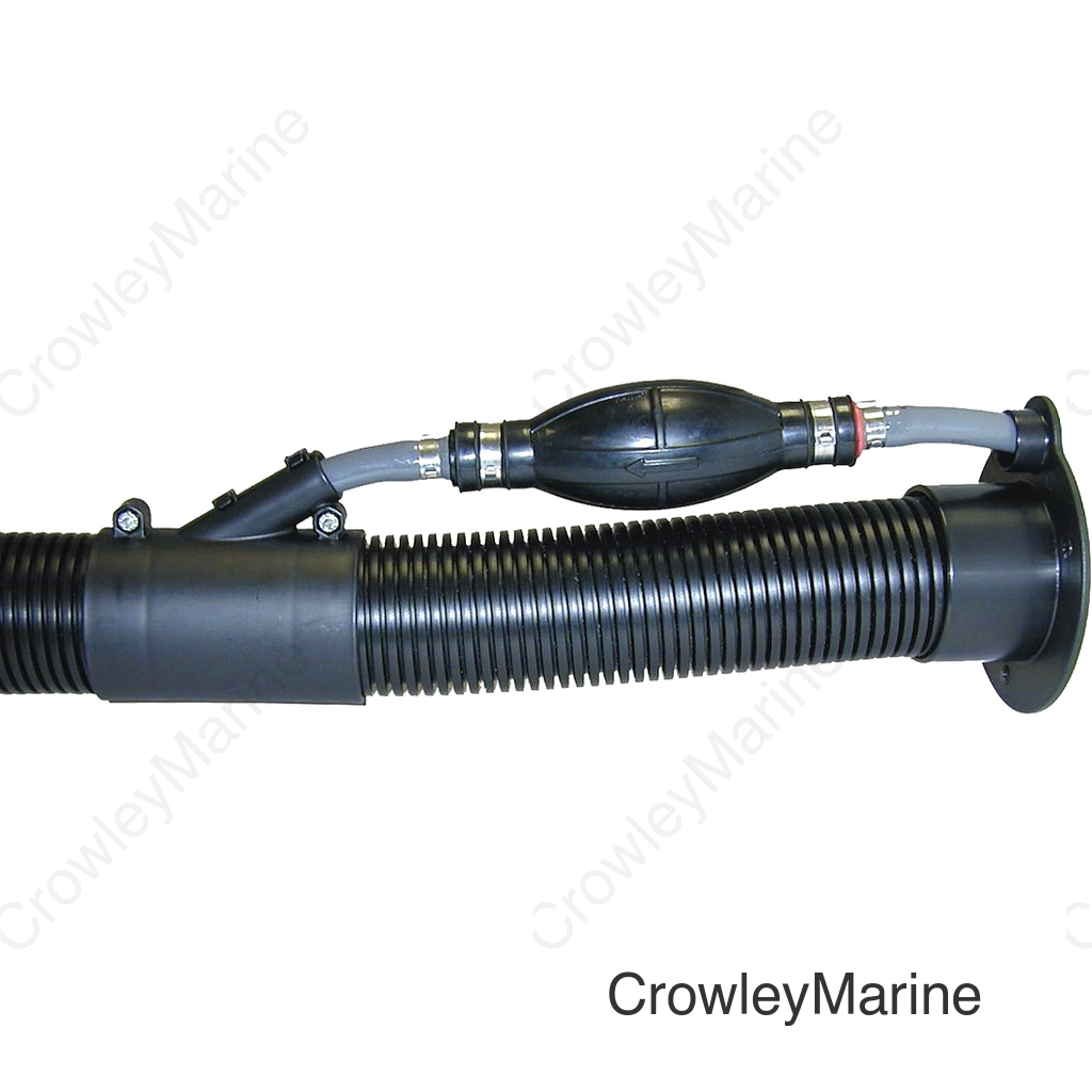 RIGGING FLANGE W-FUEL PORT Black (RFFHP-1-DP)