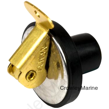 BRASS BAITWELL PLUG 7/8" (520093-5)