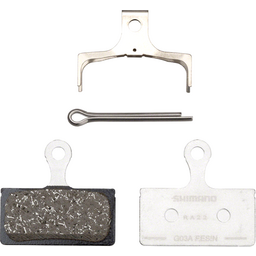 Shimano G05A-RX Disc Brake Pad and Spring - Resin Compound Alloy Back Plate Box/50 pair