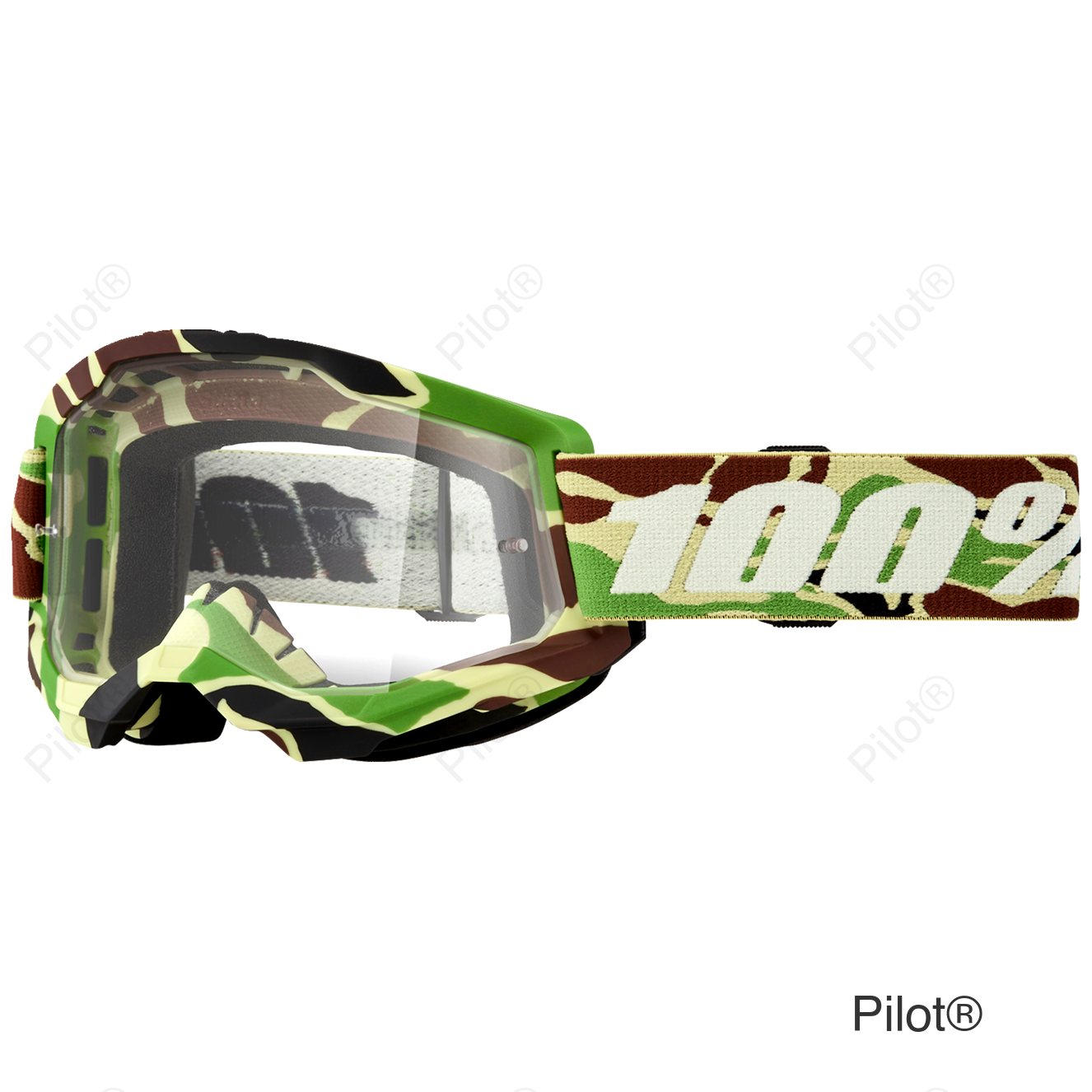 Strata 2 Goggle - War Camo - Clear