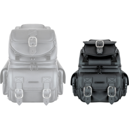 BR1800D Sissy Bar Bag - Black thumbnail-3