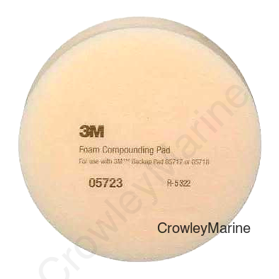 Perfect-It™ Foam Compounding Pad, Single Sided, Flat Back