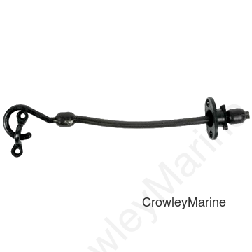 12" Gunwale Mount, Holds 3 Rods