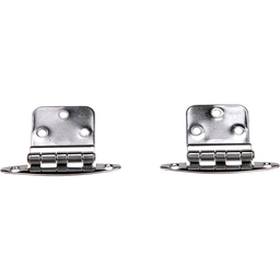 Seachoice Inset Hinges w/ 3/8 in. Inset, Chrome-Plated Brass, 2-3/4 in. X 2-1/8 in., Pack of 2 thumbnail-4