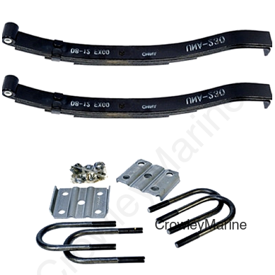 Spring & U-Bolt Kit, 2000lb Slipper Springs, 4 Leaf (015200)