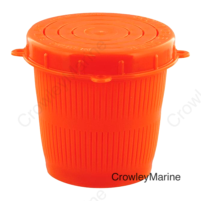 Scotty 672 0.5L Vented Bait Jar, Florescent Red, 100/case